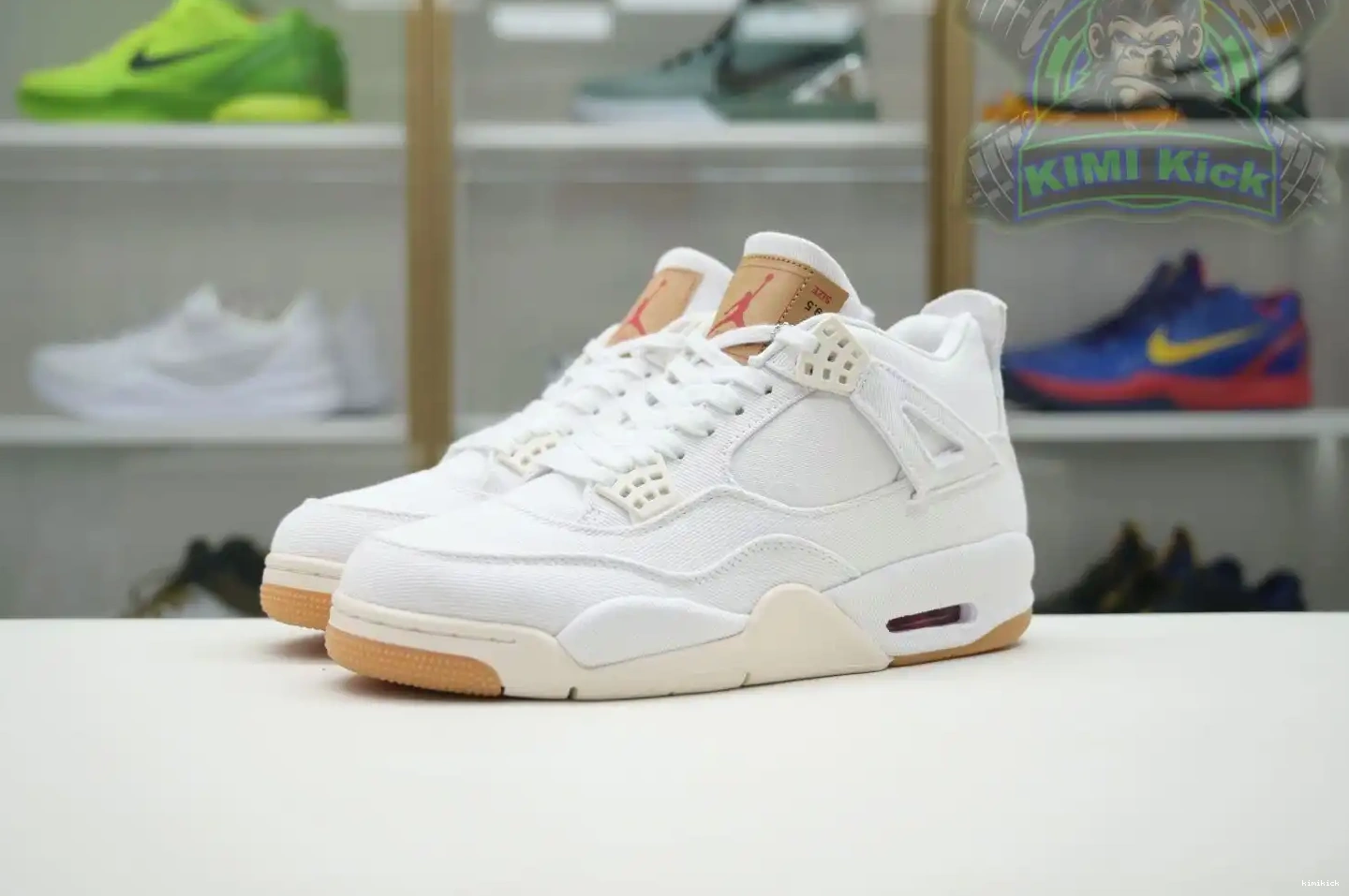 tag) (levis levis white Kimikick Jordan 4 Air Jordan 0423